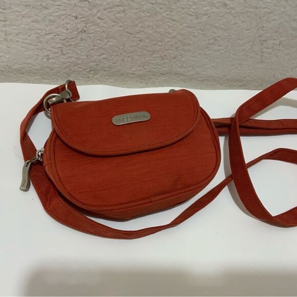 Bagallini Crossbody reddish brown small bag 7”x5” - Picture 2 of 9